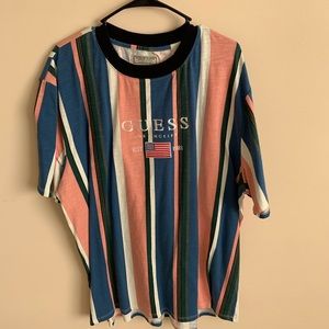 GUESS striped short sleeve tee
